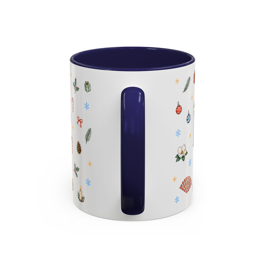 Savannah Christmas Mug | Watercolor City Souvenir, Travel Memories Cup