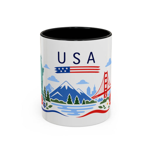 United States Coffee Mug | Travel Souvenir Accent Mug | Country Gift Ceramic Cup 11oz 15oz