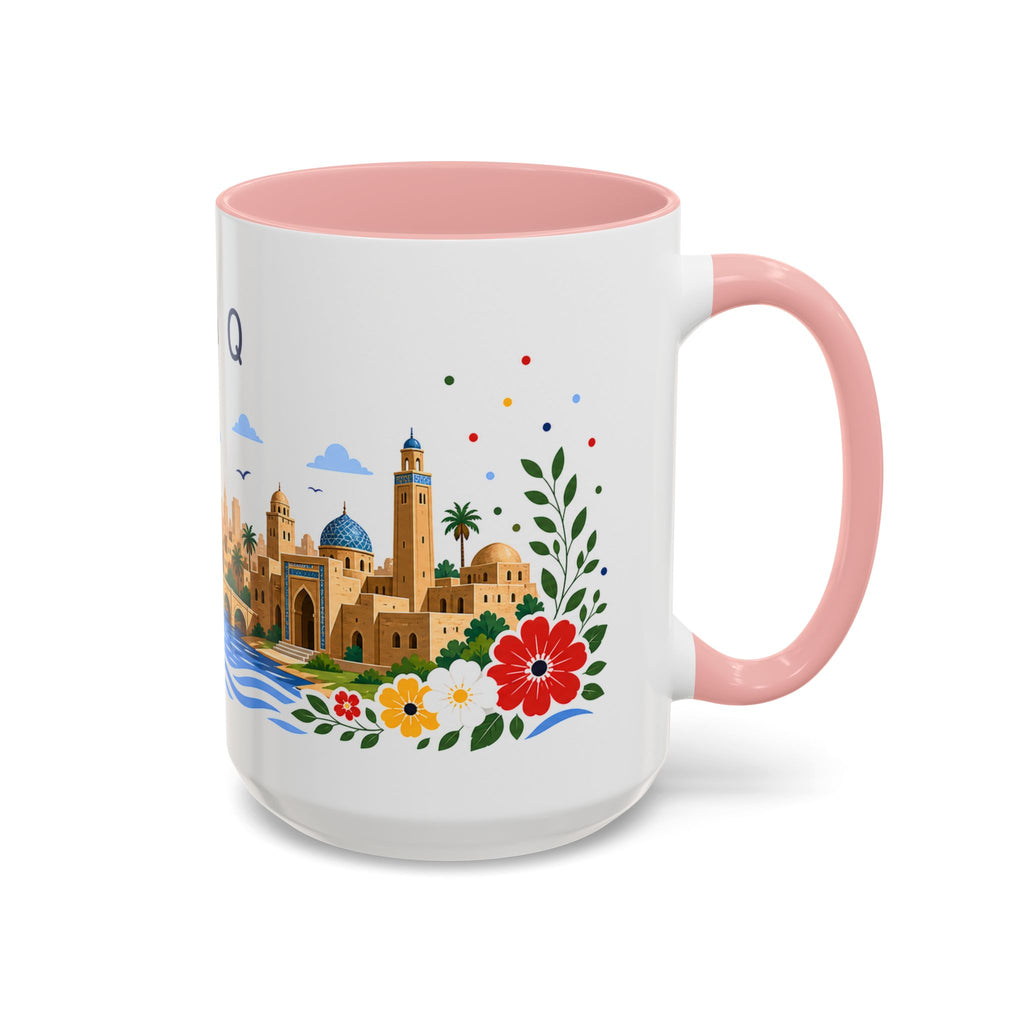 Iraq Coffee Mug | Travel Souvenir Accent Mug | Place Gift Ceramic Cup 11oz 15oz