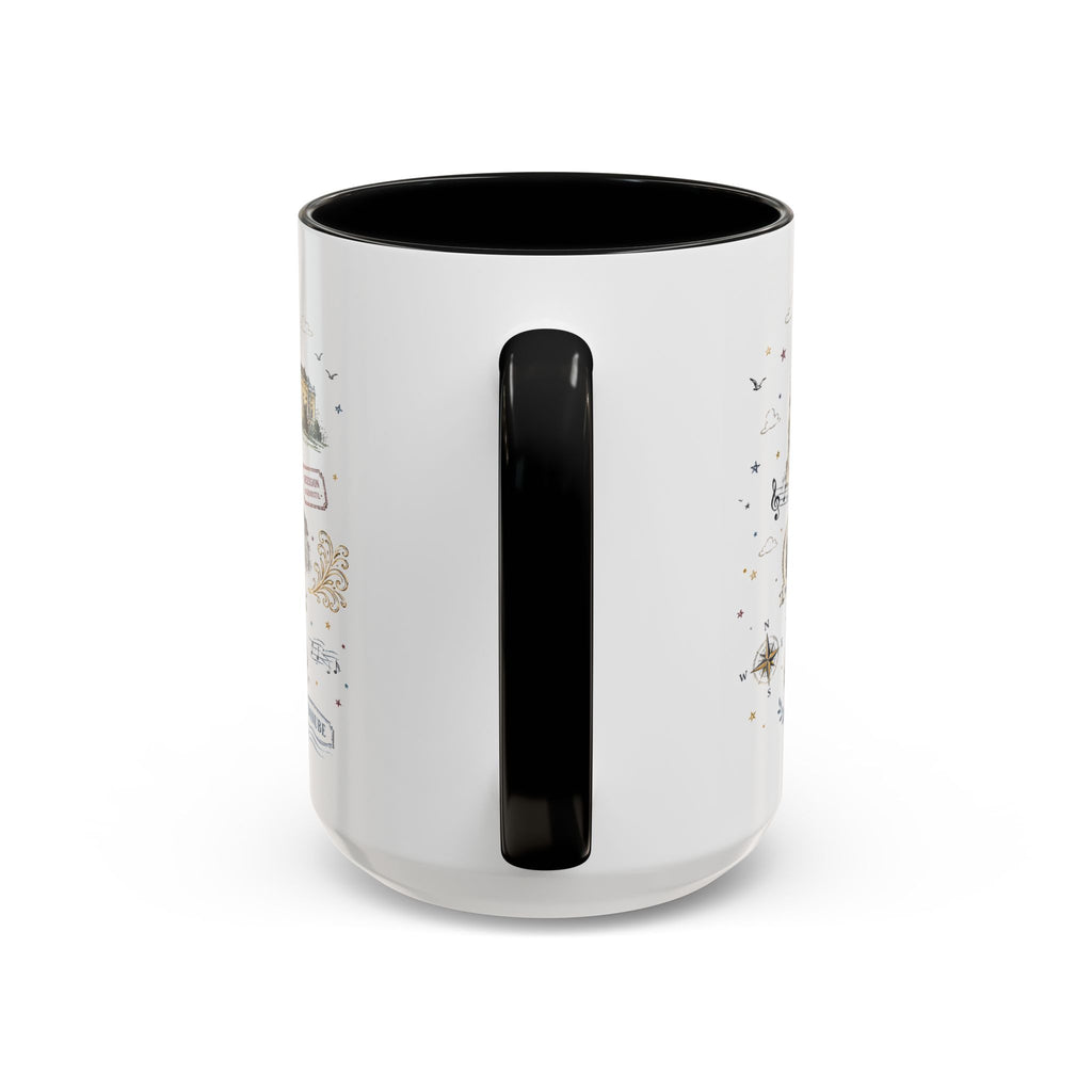 Vienna Coffee Mug | Austria Souvenir Travel Gift | Accent Color Ceramic 11oz 15oz