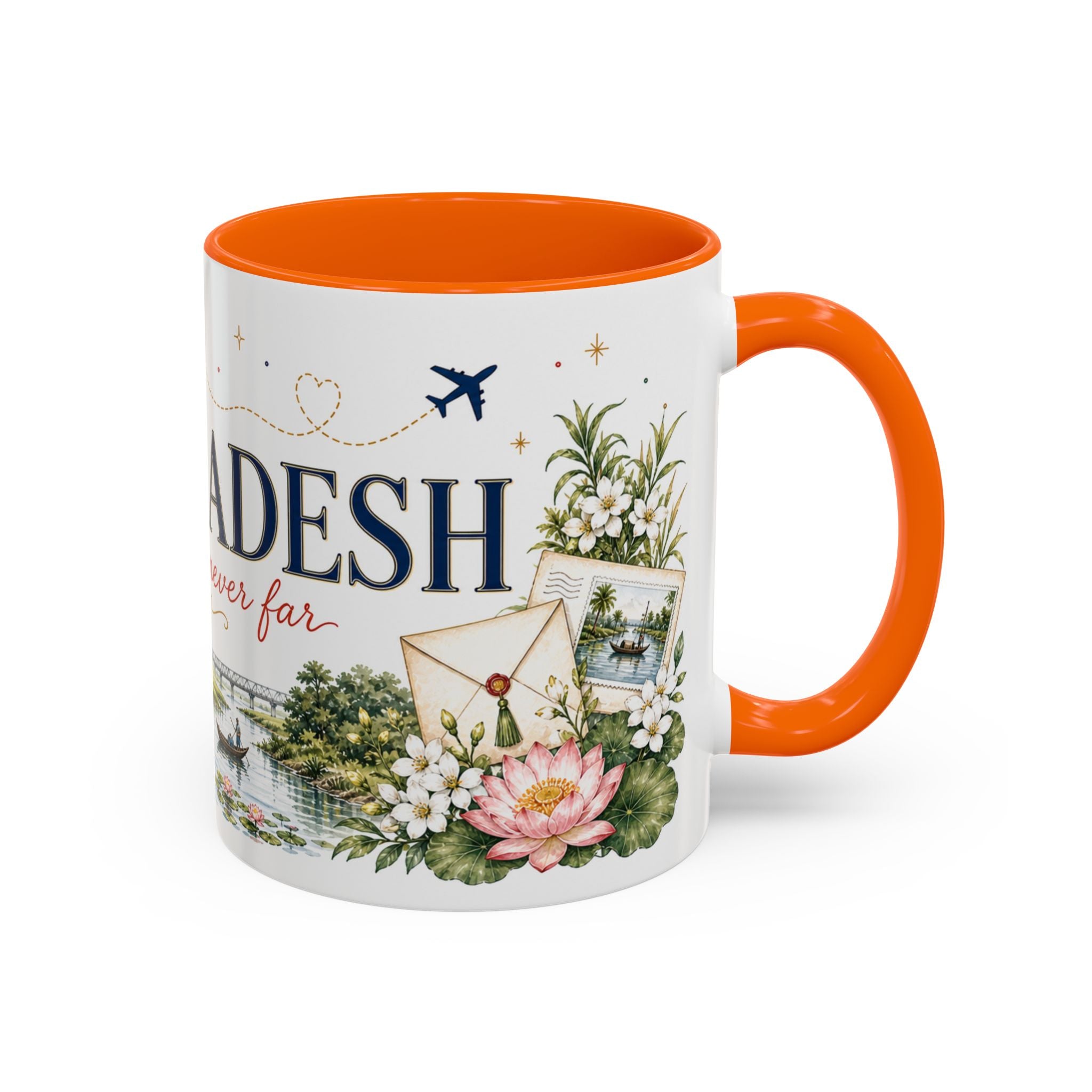 Bangladesh Home Country Mug | Moving Away Gift | Long Distance Friendship | 11 oz 15 oz Accent Mug