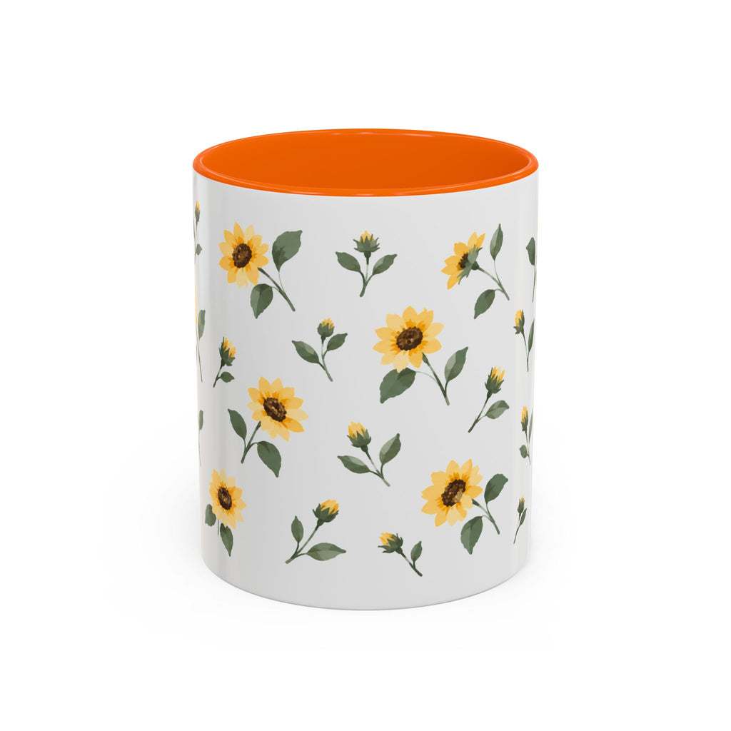 Kansas Sunflower Mug, State Flower Floral Coffee Cup, 11oz Botanical Gift