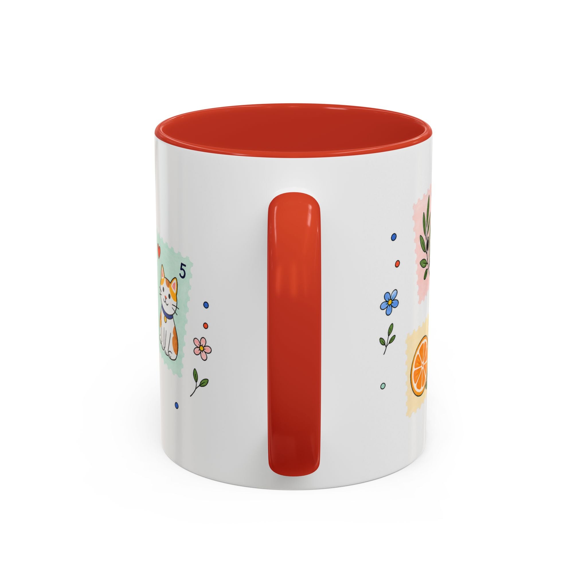 Athens Coffee Mug | Postage Stamp Collage Mug | Travel Souvenir Accent Cup 11oz 15oz