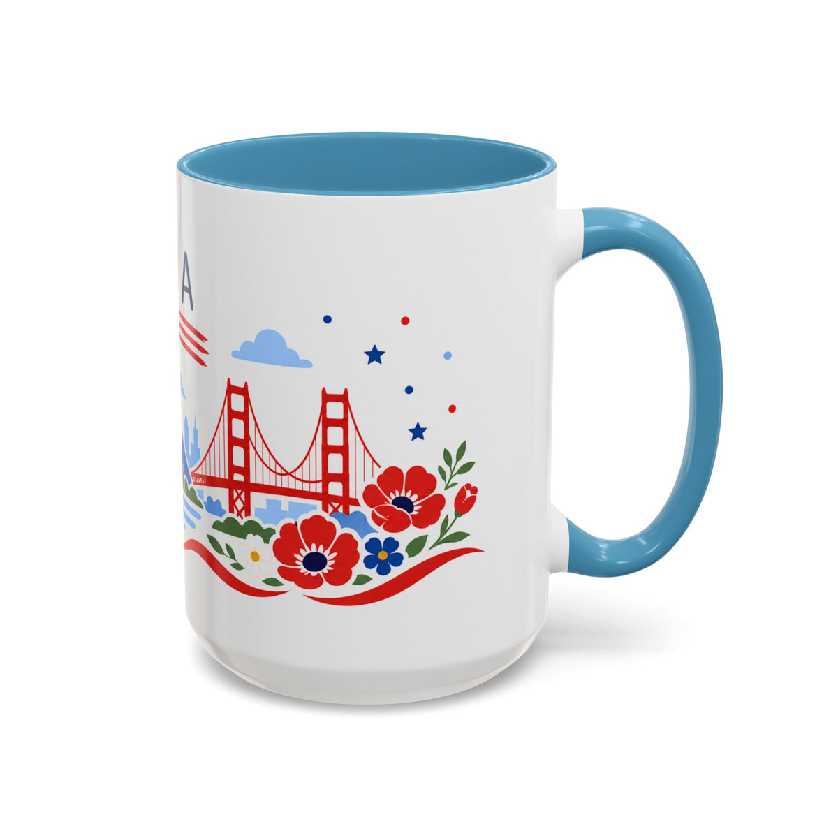 United States Coffee Mug | Travel Souvenir Accent Mug | Country Gift Ceramic Cup 11oz 15oz