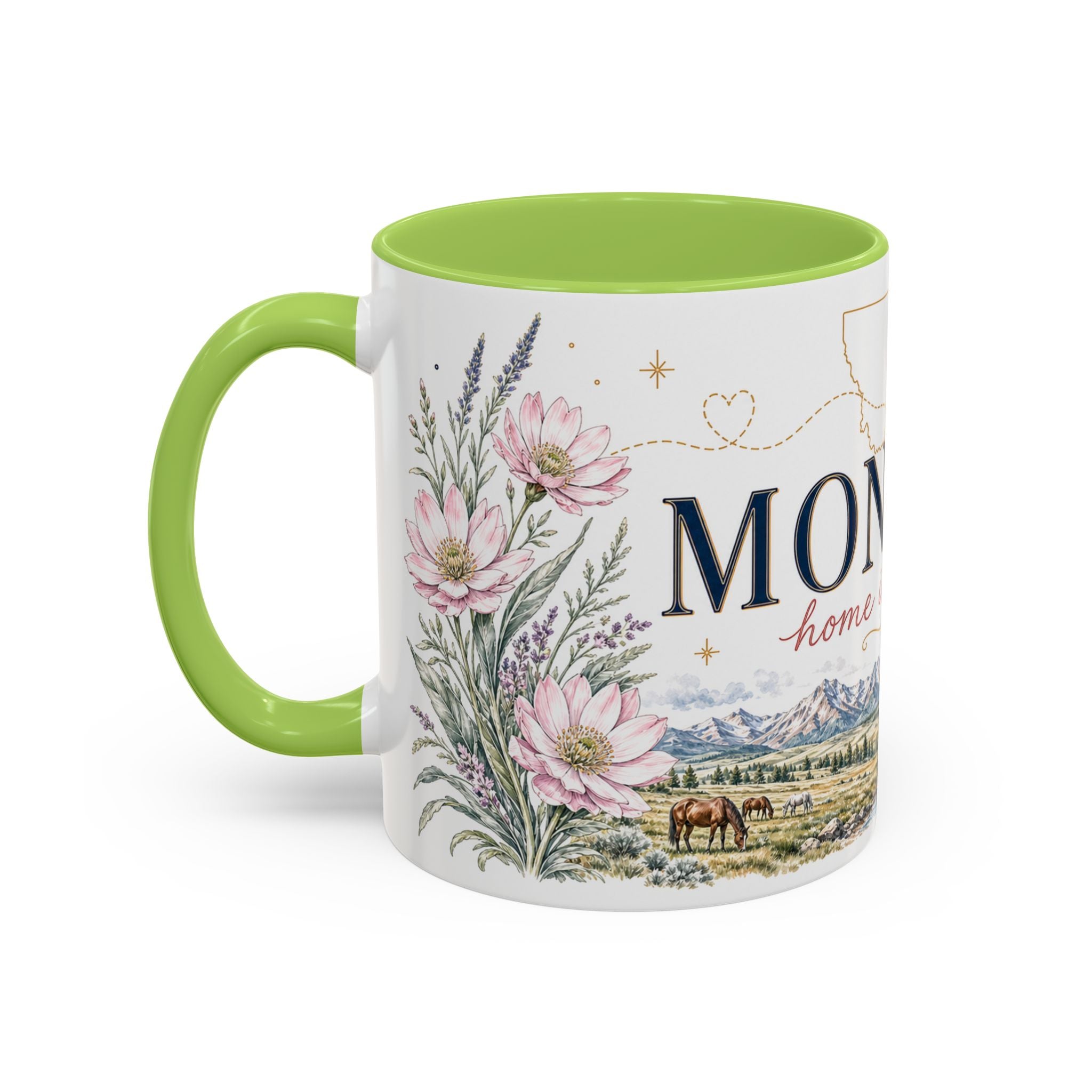 Montana Home State Mug | Moving Away, Long Distance Friendship Gift (11oz 15oz)