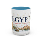 Egypt Home Country Mug | Moving Away Gift | Long Distance Friendship | 11 oz 15 oz Accent Mug