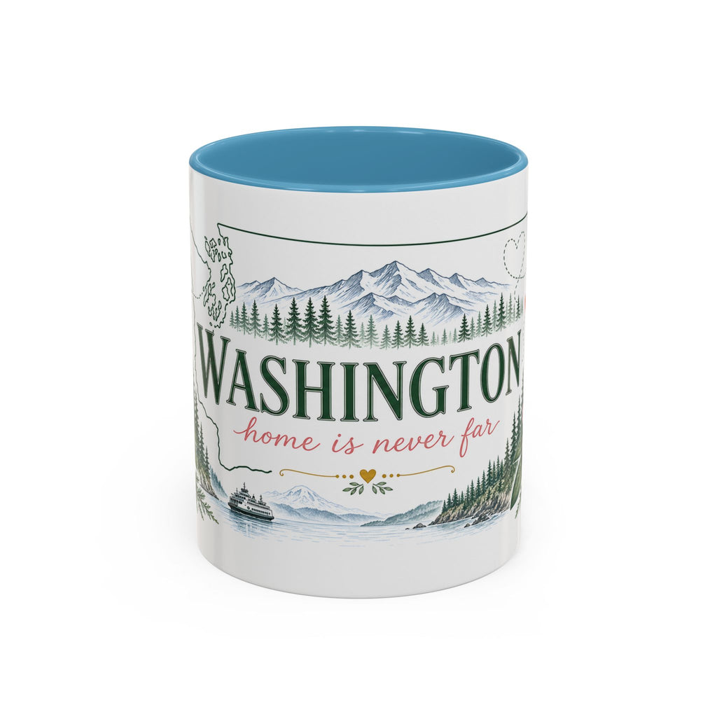 Washington State Map Mug | Moving Away, Homesick, Long Distance Friendship Gift
