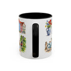 Heidelberg Illustrated Travel Mug | City Souvenir Accent Coffee Mug | 11oz 15oz Ceramic Cup
