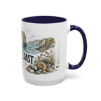 Jurassic Coast Mug, England Travel Souvenir, Bucket List Gift, Accent Ceramic Coffee Mug 11oz 15oz