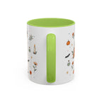 Black Cat Halloween Mug | Pumpkin Moon Watercolor Gift | Spooky Accent Cup 11oz 15oz