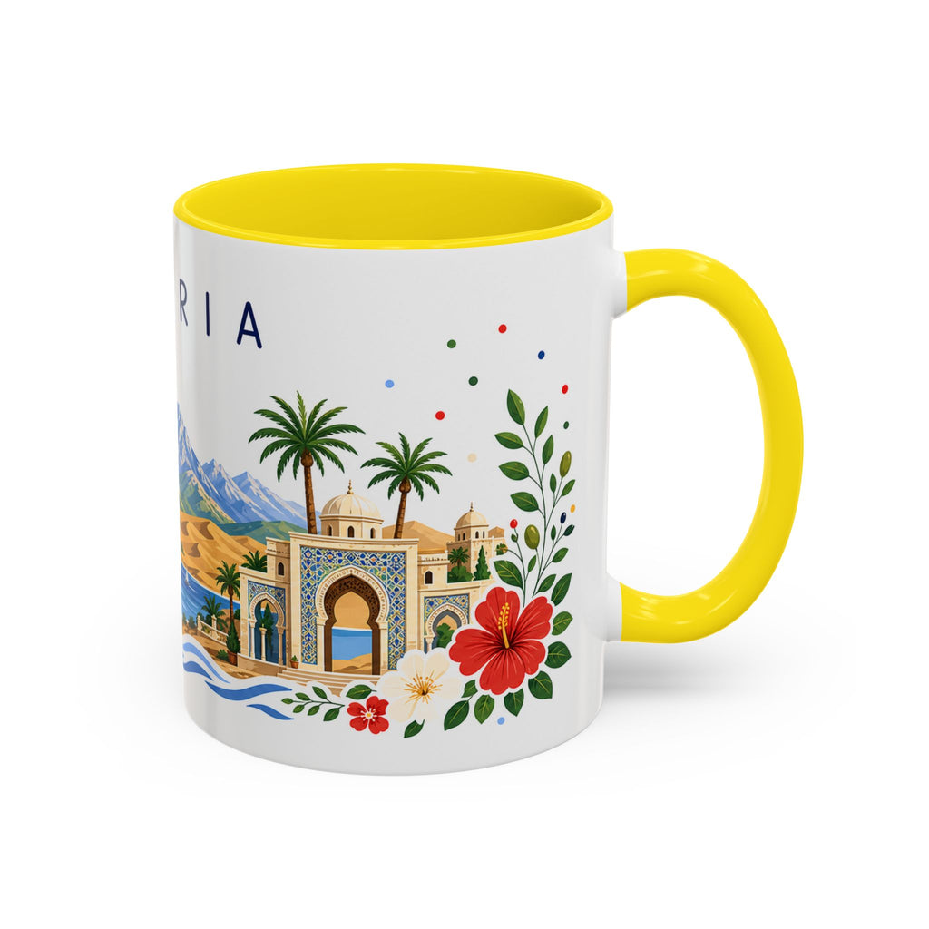 Algeria Coffee Mug | Travel Souvenir Accent Mug | Place Gift Ceramic Cup 11oz 15oz