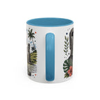 Easter Island Coffee Mug | Travel Destination Souvenir Gift | Accent Color Ceramic 11oz 15oz