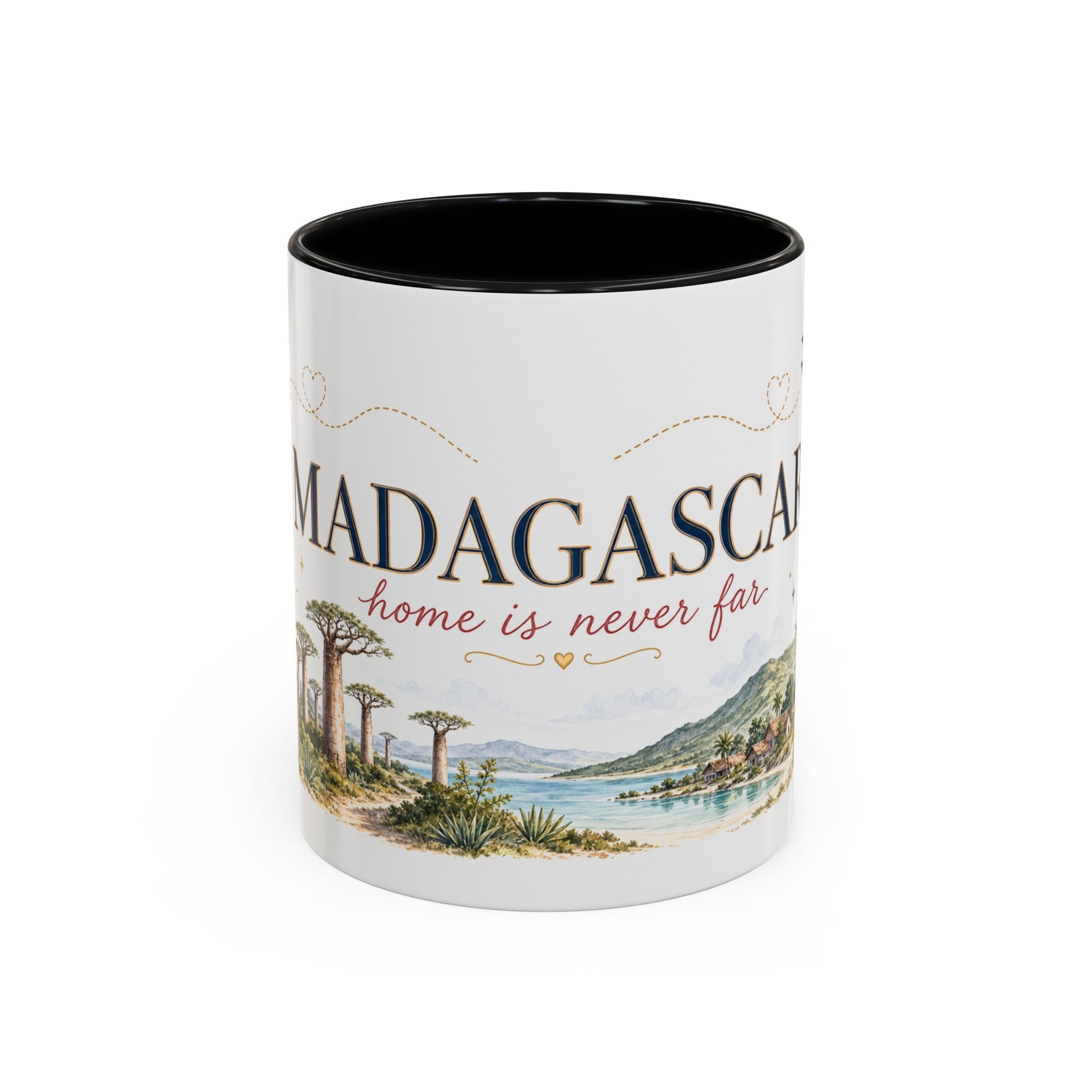 Madagascar Home Country Mug | Moving Away Gift | Long Distance Friendship | 11 oz 15 oz Accent Mug