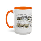 Great Basin National Park Coffee Mug | Nevada Desert Stargazing Hiking Gift | Accent Color Ceramic 11oz 15oz