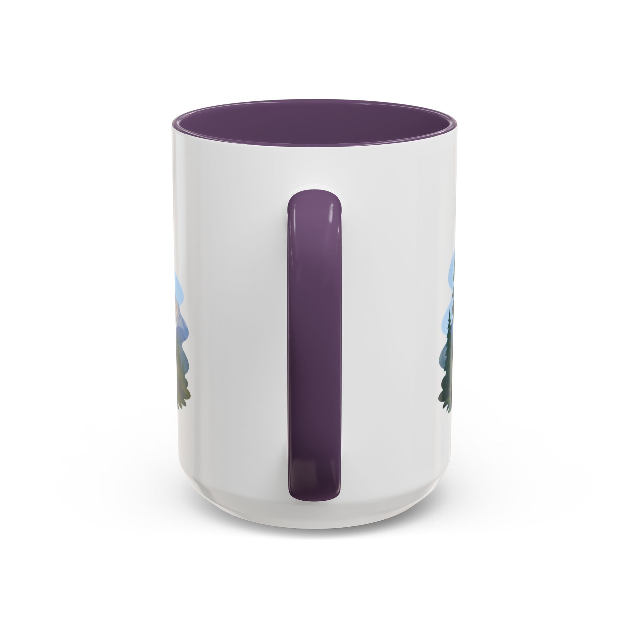 Sequoia National Park Coffee Mug | Solid Color Block Park Souvenir | 11oz 15oz Accent Mug
