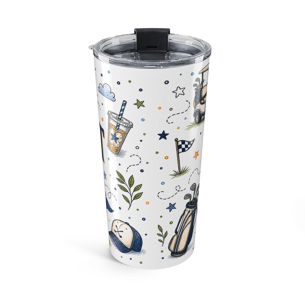 Golf Cart Crew 20oz Tumbler | Golfer Gift | Insulated Stainless Steel Travel Cup