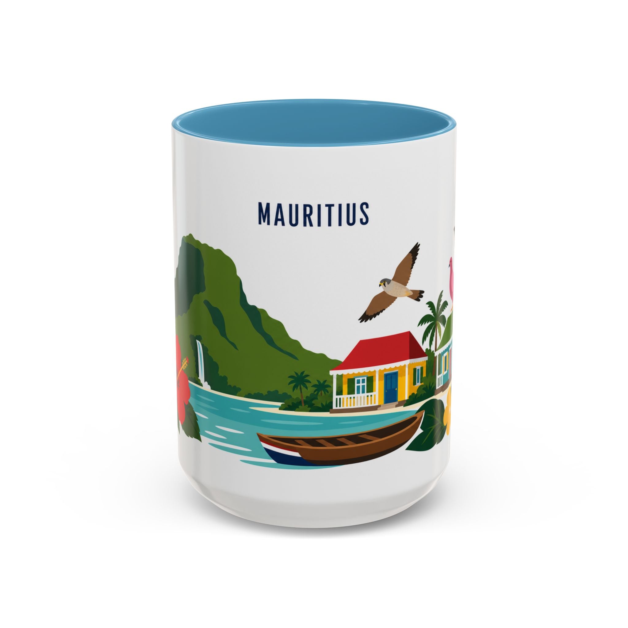 Mauritius Coffee Mug | Travel Souvenir Accent Mug | Country Gift Ceramic Cup 11oz 15oz
