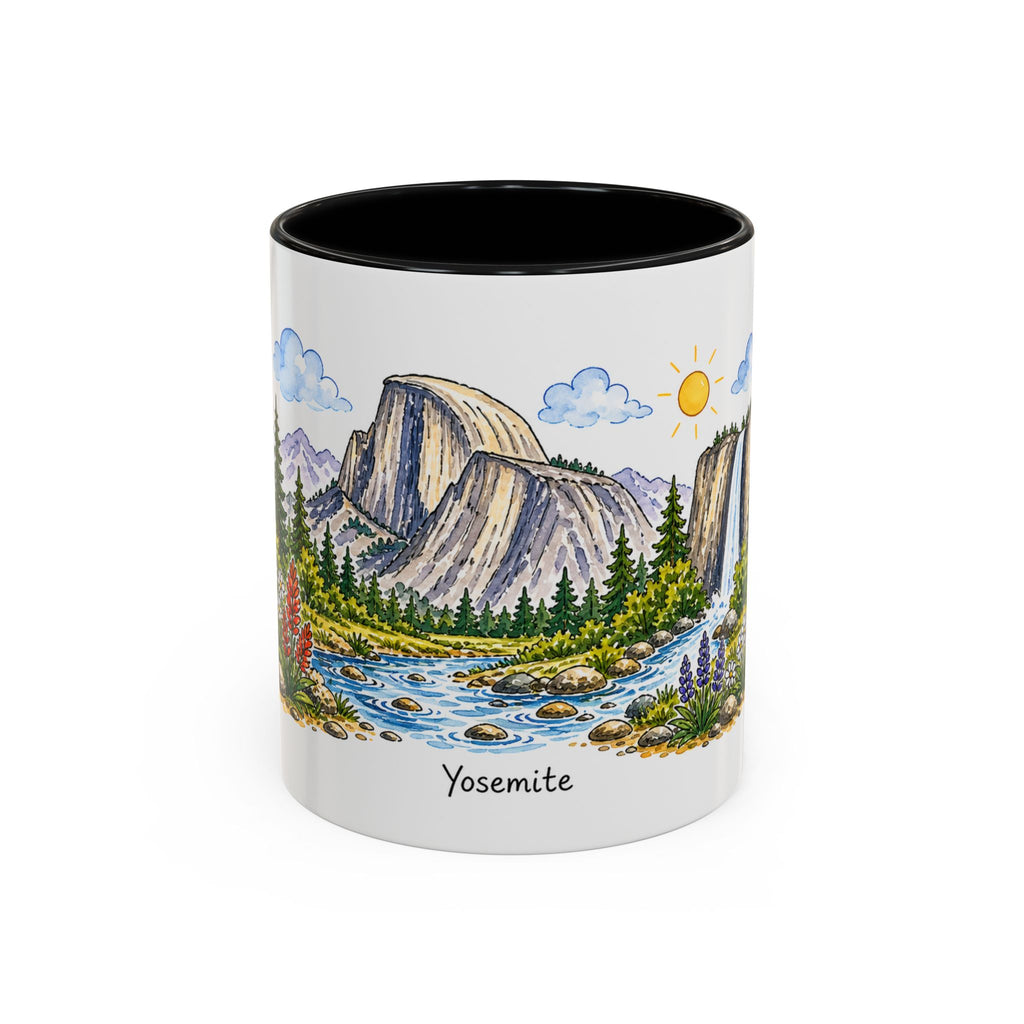 Yosemite National Park Mug | US Travel Souvenir Accent Coffee Mug | 11oz 15oz Ceramic Cup