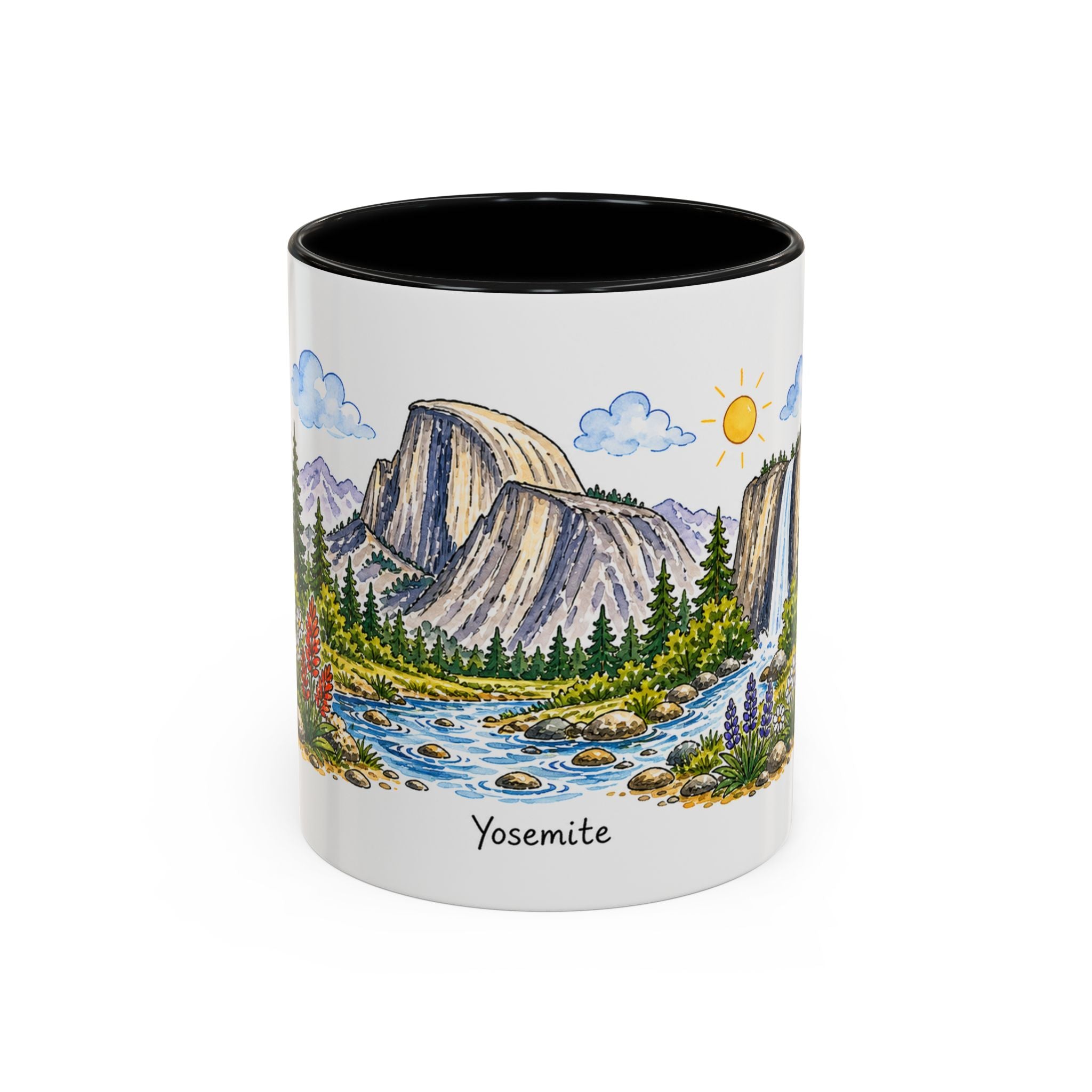 Yosemite National Park Mug | US Travel Souvenir Accent Coffee Mug | 11oz 15oz Ceramic Cup