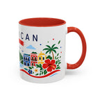 Dominican Republic Coffee Mug | Travel Souvenir Accent Mug | Country Gift Ceramic Cup 11oz 15oz