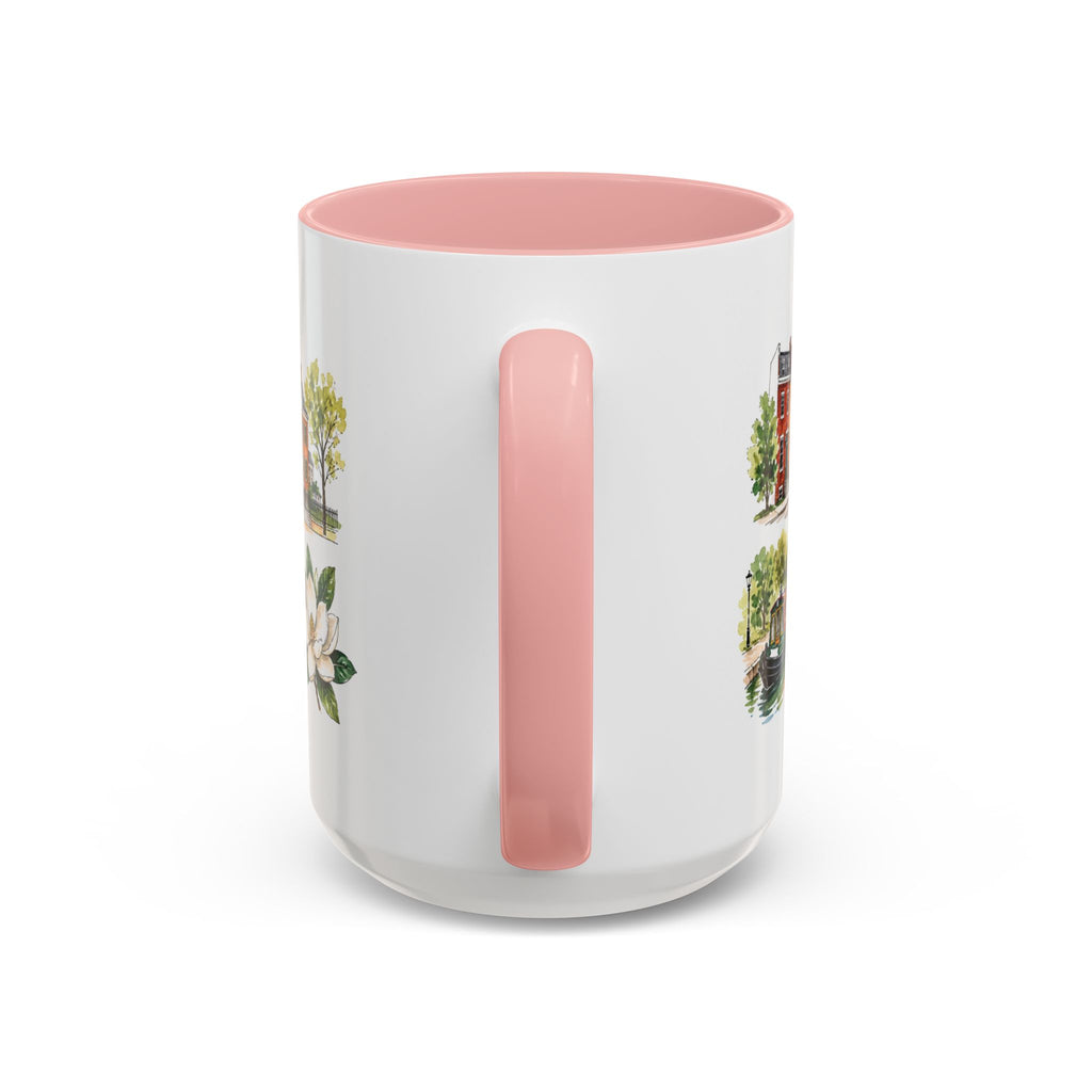 Richmond Illustrated Travel Mug | City Souvenir Accent Coffee Mug | 11oz 15oz Ceramic Cup