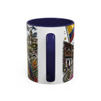 Colombia Soccer Coffee Mug | World Cup Fan Gift | Accent Color Ceramic 11oz 15oz Match Day Cup