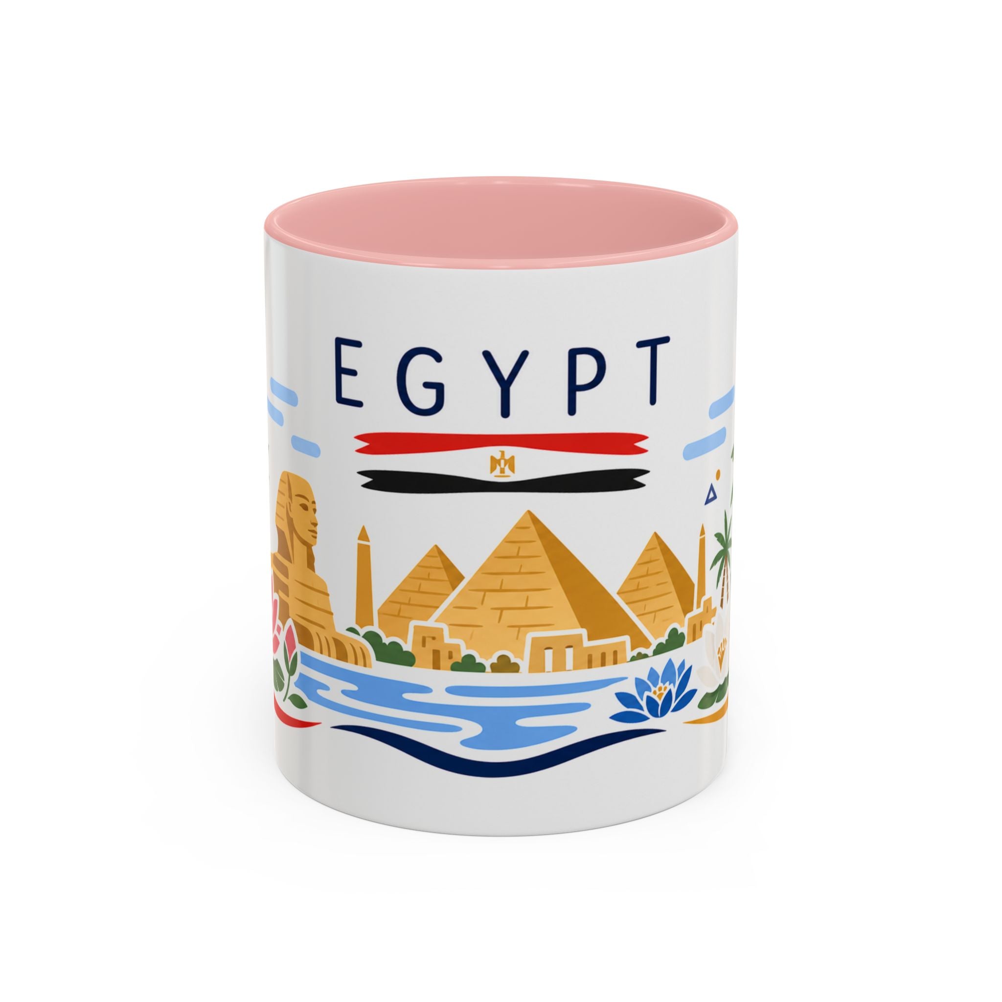 Egypt Coffee Mug | Travel Souvenir Accent Mug | Country Gift Ceramic Cup 11oz 15oz