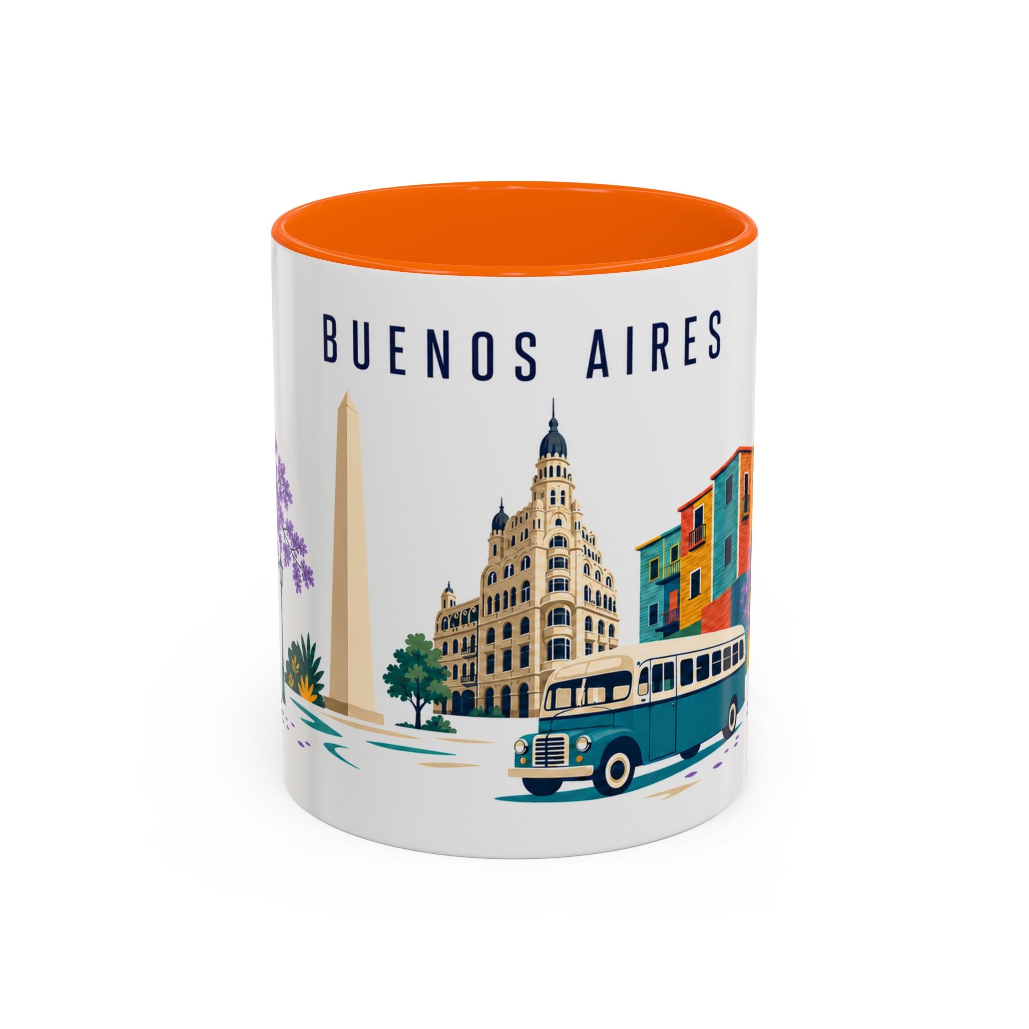 Buenos Aires Coffee Mug | Argentina Travel Souvenir | Porcelain Decal City Gift | 11oz 15oz Accent Mug