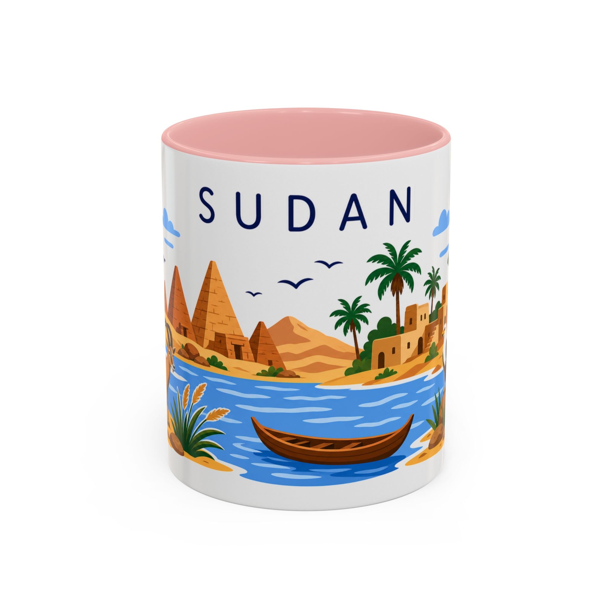Sudan Home Country Mug | Moving Away Gift | Long Distance Friendship | 11 oz 15 oz Accent Mug