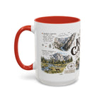 Kings Canyon National Park Coffee Mug | California Sierra Nevada Sequoia Gift | Accent Color Ceramic 11oz 15oz