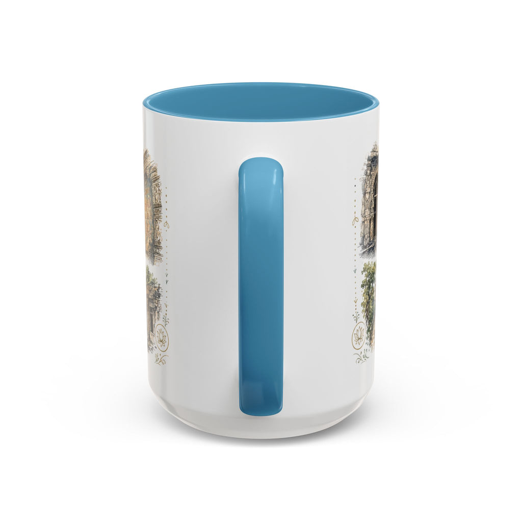 Ajanta Caves Mug, India Travel Souvenir, Bucket List Gift, Accent Ceramic Coffee Mug 11oz 15oz