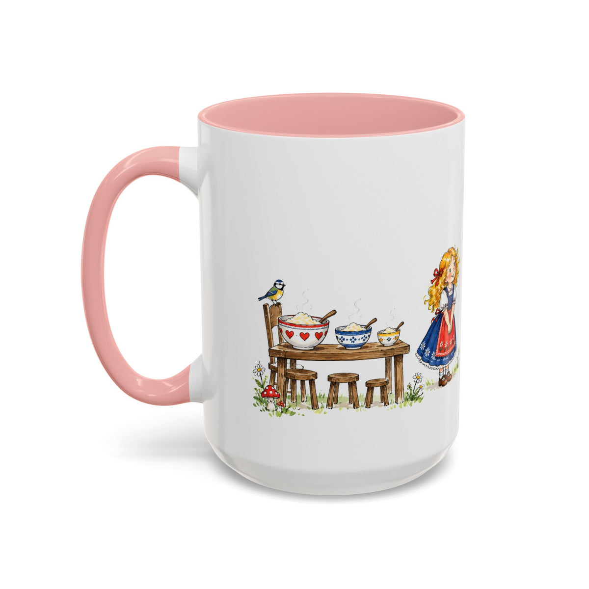 Goldilocks and the Three Bears Mug | Storybook Fairy Tale Accent Coffee Mug | EveryLegend