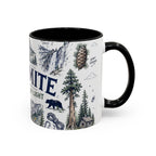 Yosemite National Park Coffee Mug | Hiking Camping Nature Gift | Accent Color Ceramic 11oz 15oz