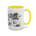 Victoria Falls Coffee Mug | Travel Destination Souvenir Gift | Accent Color Ceramic 11oz 15oz