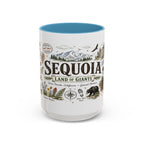 Sequoia Coffee Mug | National Park Hiking California Gift | Accent Color Ceramic 11oz 15oz