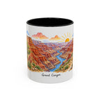 Grand Canyon National Park Mug | US Travel Souvenir Accent Coffee Mug | 11oz 15oz Ceramic Cup
