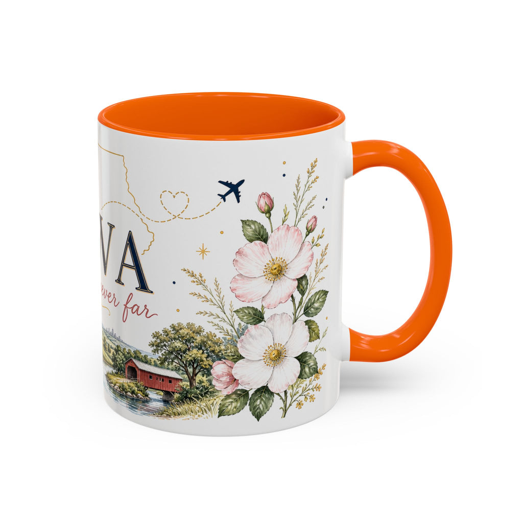 Iowa State Mug | Home is Never Far Accent Mug (11oz or 15oz)