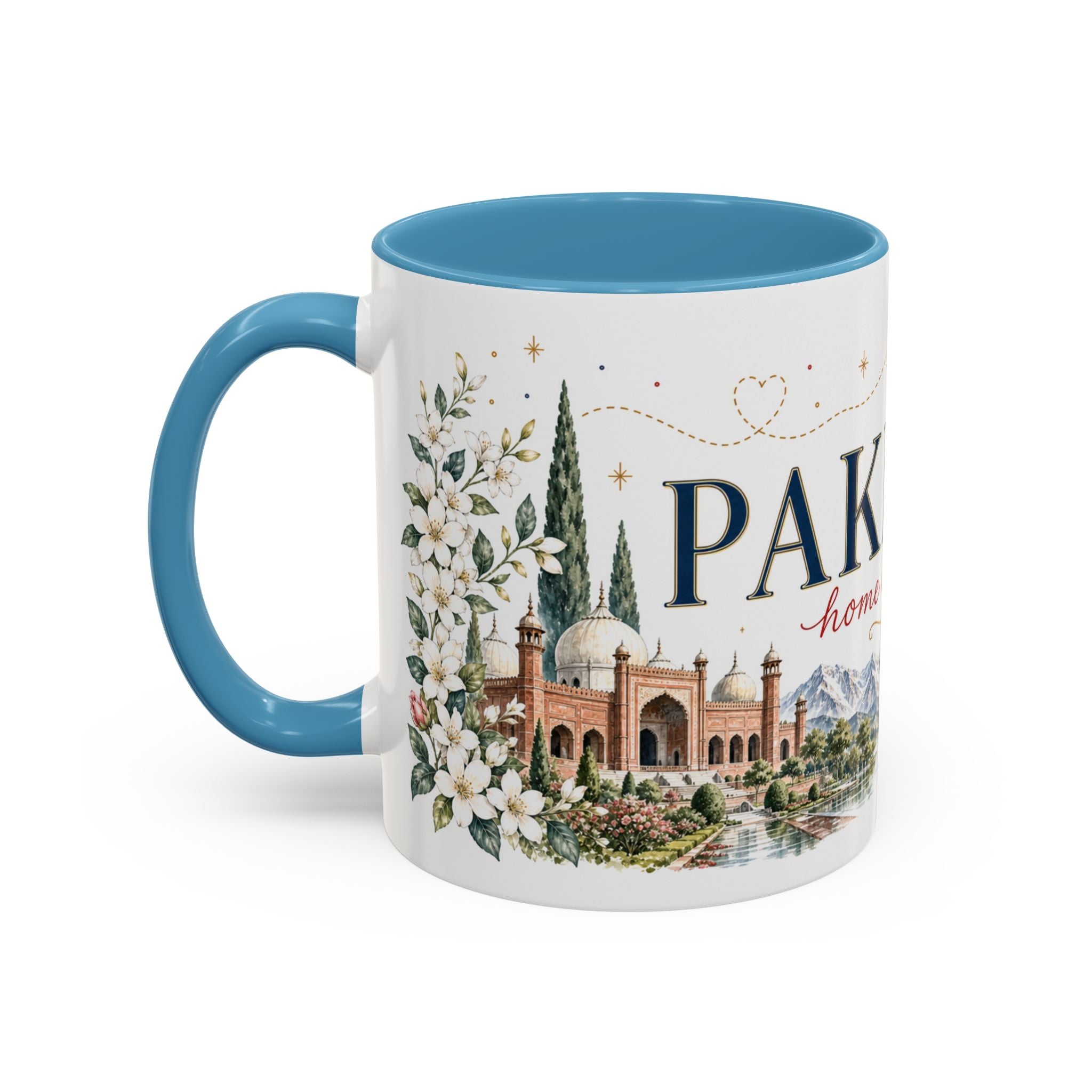 Pakistan Home Country Mug | Moving Away Gift | Long Distance Friendship | 11 oz 15 oz Accent Mug