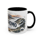 Mount Bromo Mug, Indonesia Travel Souvenir, Bucket List Gift, Accent Ceramic Coffee Mug 11oz 15oz