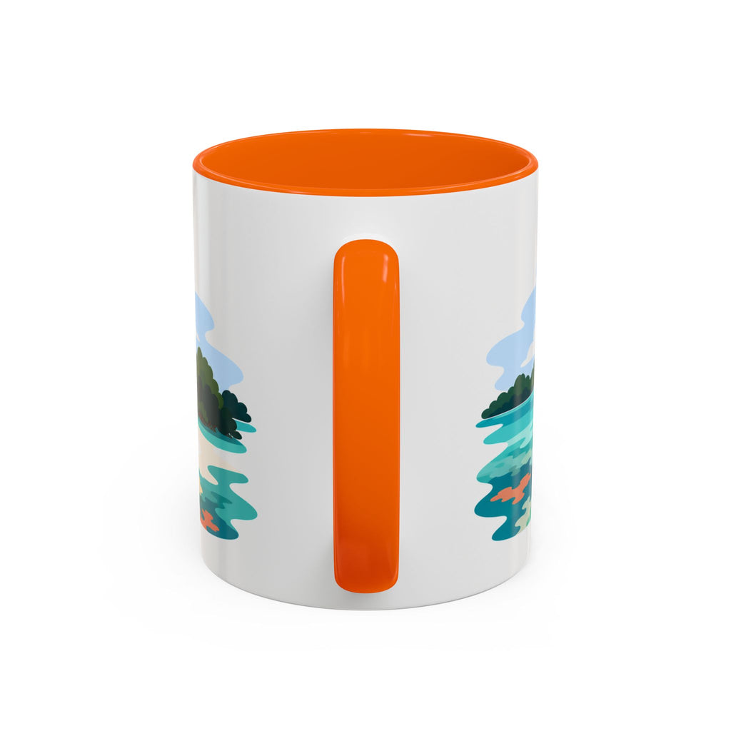 Biscayne National Park Coffee Mug | Solid Color Block Park Souvenir | 11oz 15oz Accent Mug