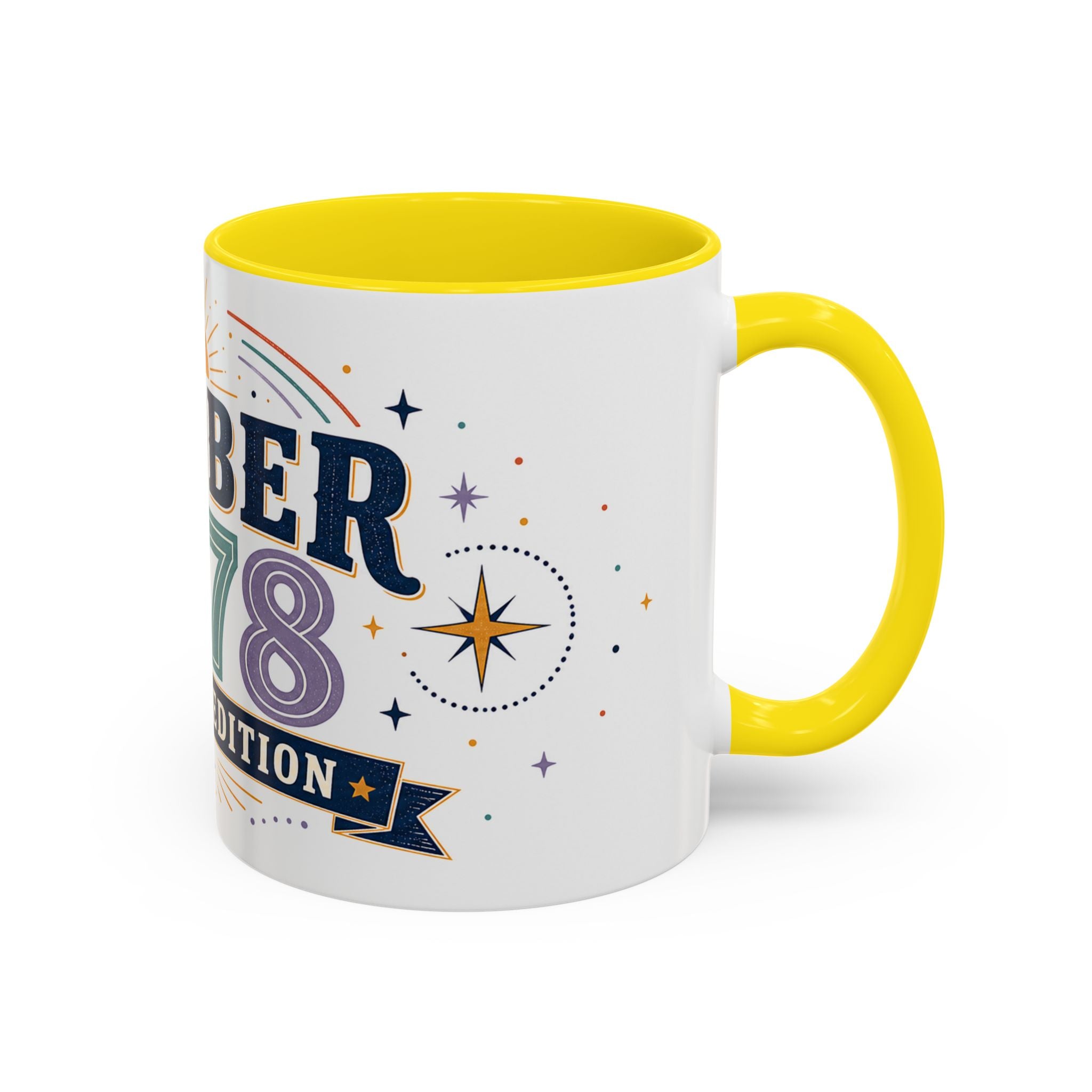 Custom Birthday Mug | Celestial Retro Design, Limited Edition (11oz or 15oz)