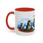 Zhangjiajie Coffee Mug | Travel Destination Souvenir Gift | Accent Color Ceramic 11oz 15oz