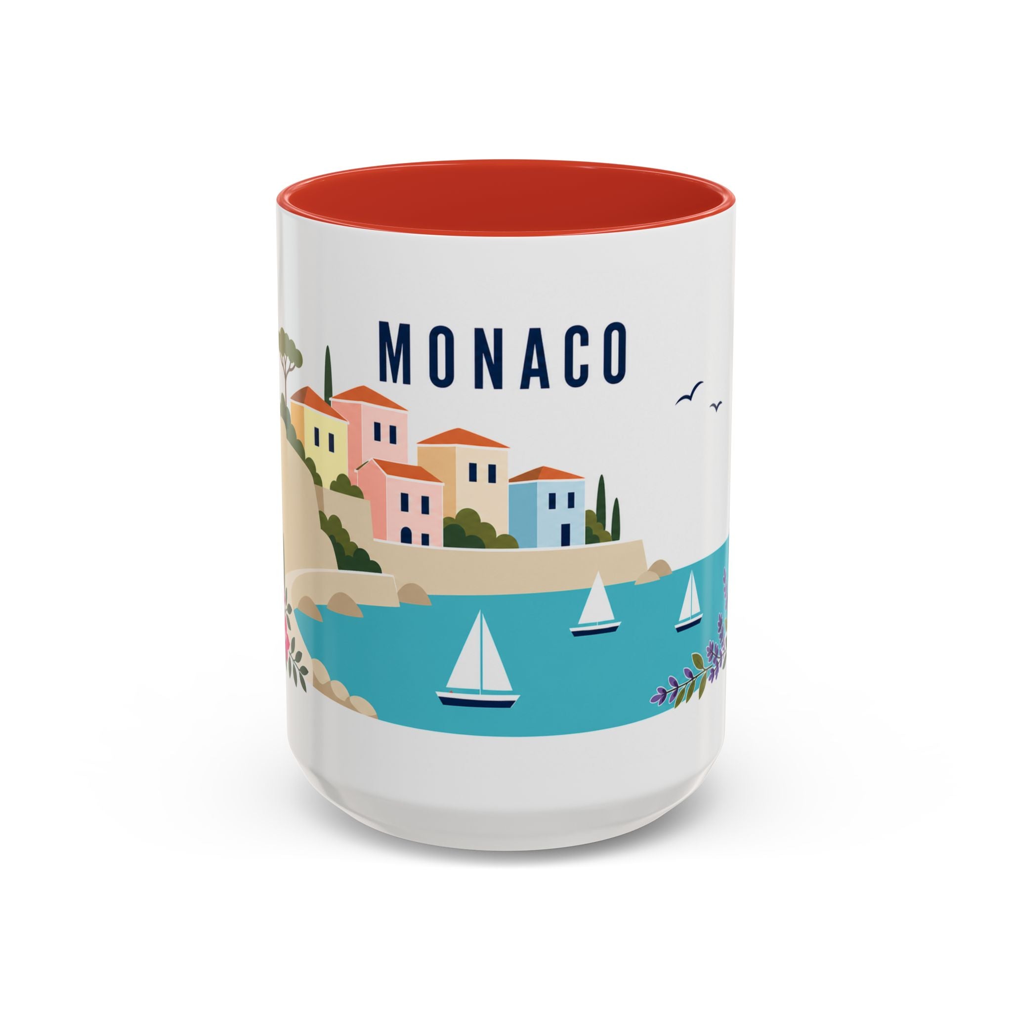 Monaco Coffee Mug | Travel Souvenir Accent Mug | Country Gift Ceramic Cup 11oz 15oz