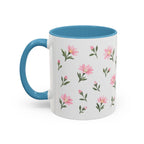 Montana Bitterroot Mug, State Flower Floral Coffee Cup, 11oz Botanical Gift