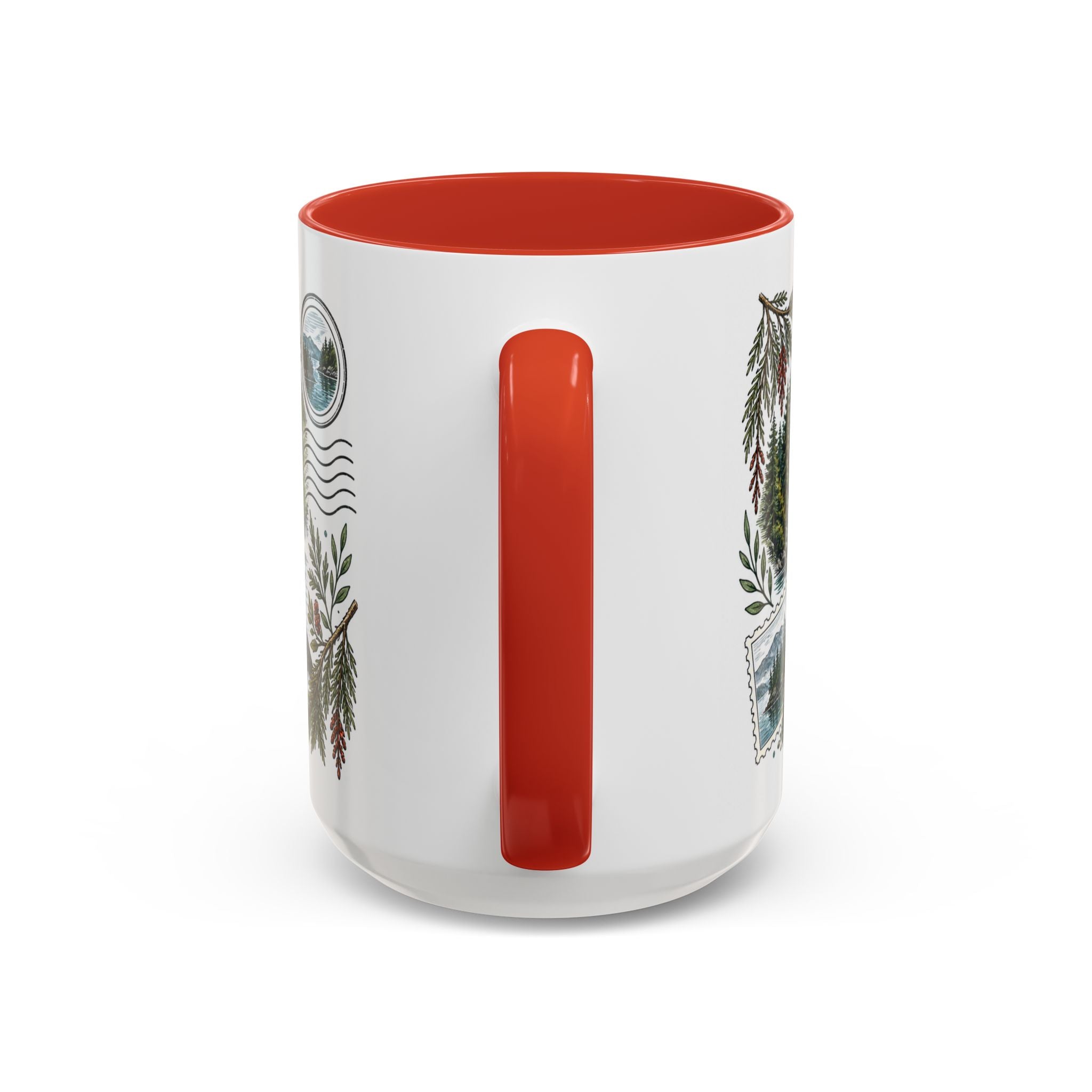 Queen Charlotte Sound Coffee Mug | Travel Destination Souvenir Gift | Accent Color Ceramic 11oz 15oz