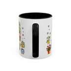 Positano Illustrated Travel Mug | Italy Souvenir Accent Coffee Mug | 11oz 15oz Ceramic Cup