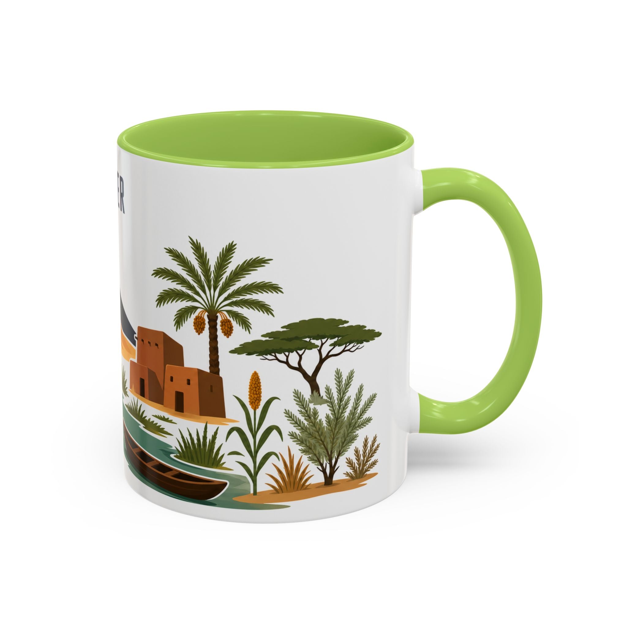 Niger Coffee Mug | Travel Souvenir Accent Mug | Country Gift Ceramic Cup 11oz 15oz