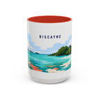 Biscayne National Park Coffee Mug | Solid Color Block Park Souvenir | 11oz 15oz Accent Mug