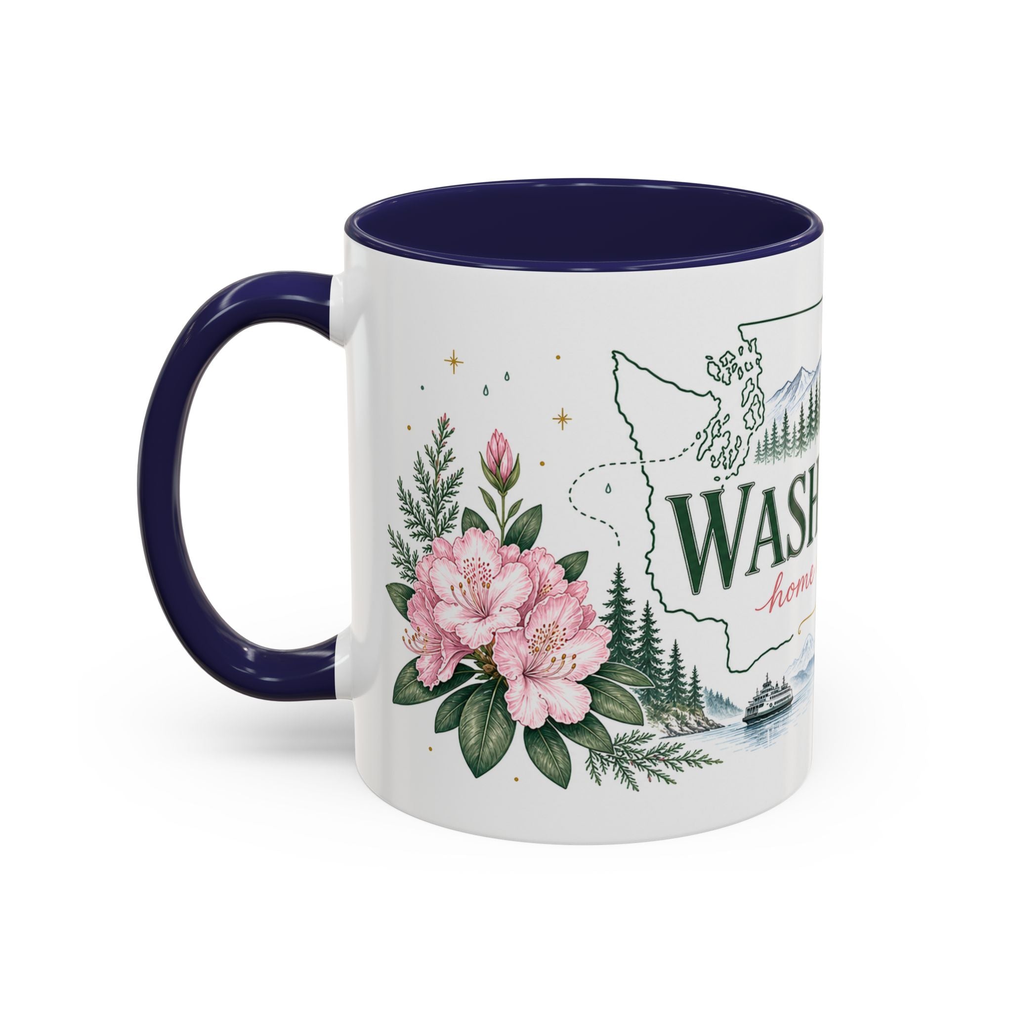 Washington State Map Mug | Moving Away, Homesick, Long Distance Friendship Gift