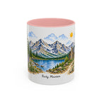 Rocky Mountain National Park Mug | US Travel Souvenir Accent Coffee Mug | 11oz 15oz Ceramic Cup